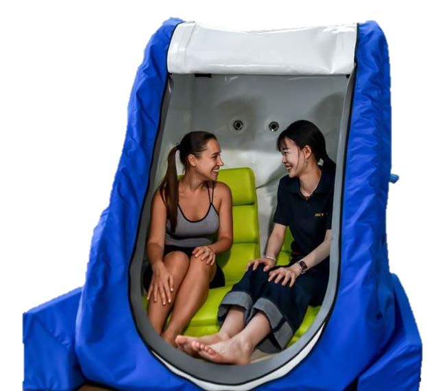 Mono XL Seated Hyperbaric Wheelchair compatible