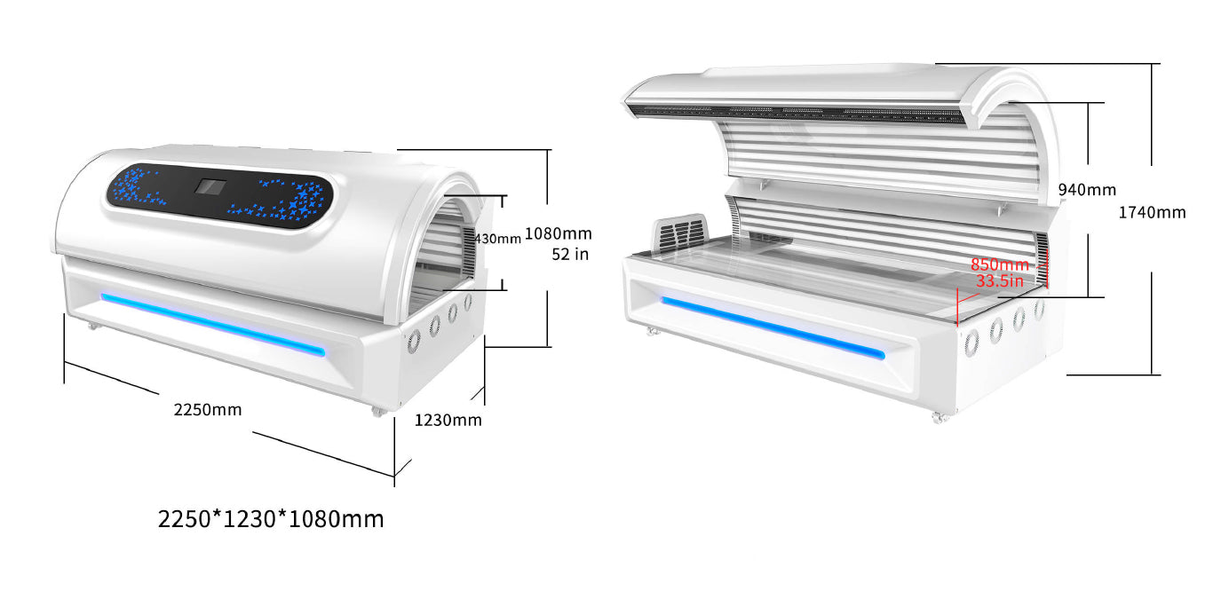 5 Wavelength Infrared LED bed